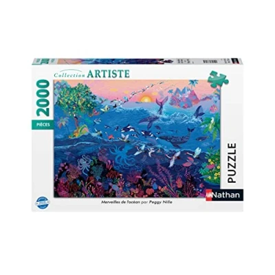 Afbeelding van Puzzel Nathan Iceland: Kirkjuffellsfoss (2000 Onderdelen)