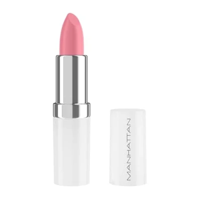 Afbeelding van Manhattan Lasting Perfection Satin Lipstick 990 Pink Blush, lippenstift voor intensieve, langdurige kleur en hydraterende verzorging