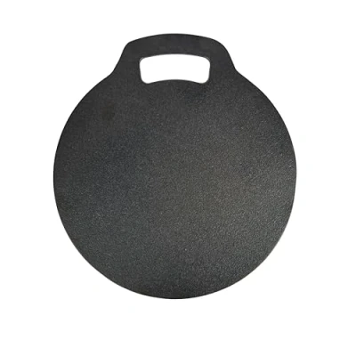 Afbeelding van KitchenCraft Baksteen met antiaanbaklaag en recepten in geschenkdoos, rond, gietijzer, 27 cm x 6,5 mm