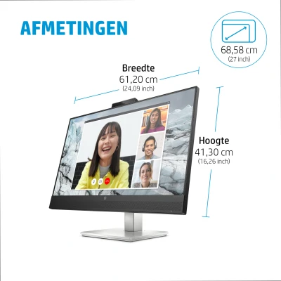 Afbeelding van HP E27m G4 QHD USB C conferentiemonitor