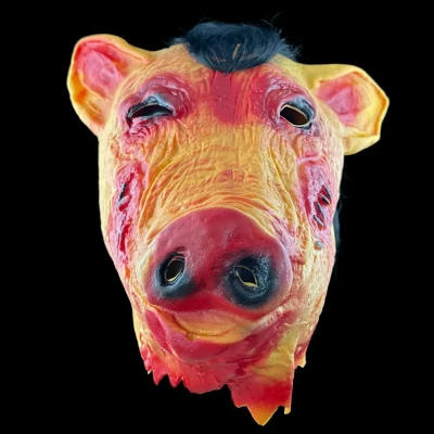 Afbeelding van Halloween masker Varken Latex