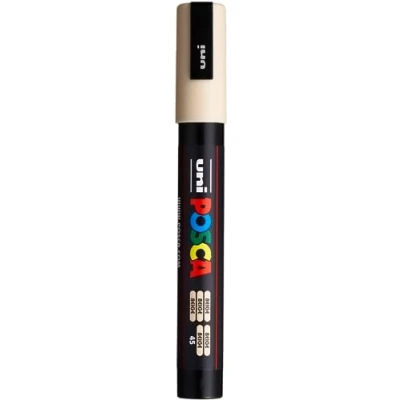 Afbeelding van Uni ball Posca Marker met middelhoge punt ronde beige