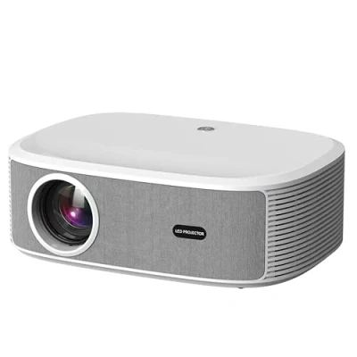 Afbeelding van Maxxo Projector LED800, 700 ANSI lumen, Native Full HD 1080P, ondersteuning 4K, 5000:1, autofocus, 5G WiFi, Bluetooth, Dolby Audio, gecertificeerde Netflix, YouTube, Prime Video, Linux (wit)