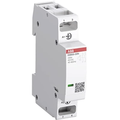 Afbeelding van RASMACOR Modulaire ABB ESB20 20N 06, mudulaire bescherming 2P 20A 2NA 230AC/DC, 18 x 85 65 mm, mechanische houdbaarheid: 100.0000 cycli
