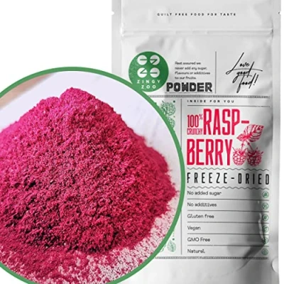 Afbeelding van Gevriesdroogd Frambozenpoeder XL 500g Freeze Dried Fruit Raspberry Powder Geen Toegevoegde Suikers, Glutenvrij Snack Gedroogd Frambozen Himbeerpulver Gefriergetrocknet Natuurlijke Fruitsnack