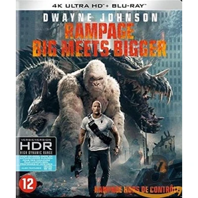 Afbeelding van Warner Bros Entertainment Nede Rampage Big Meets Bigger 4k Ultra Hd Blu ray