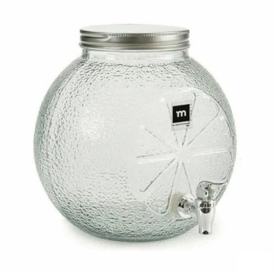 Afbeelding van Drankdispenser La Mediterránea Kraan Glas 5 L (4 Stuks)