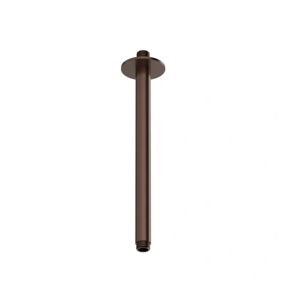 Afbeelding van Hotbath Plafondbuis 30 cm Geborsteld Koper PVD AC453BCP Duurzaam materiaal