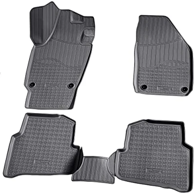 Afbeelding van Recambo 3D rubberen automatten compatibel met Seat Ibiza type 6J BJ 2008 2017 auto matten perfecte pasvorm rand zwart