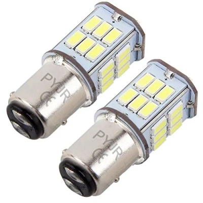 Afbeelding van PYJR BA15S 1156 P21 W LED achteruitrijlicht, 5 DC 10 80 V Wit licht, voor boot, RV, auto 1157 Blanc