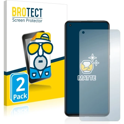 Afbeelding van BROTECT (2 Stuks) Antireflecterende Beschermfolie voor Xiaomi Mi 11 Lite Anti Glare Screen Protector, Mat, Ontspiegelend