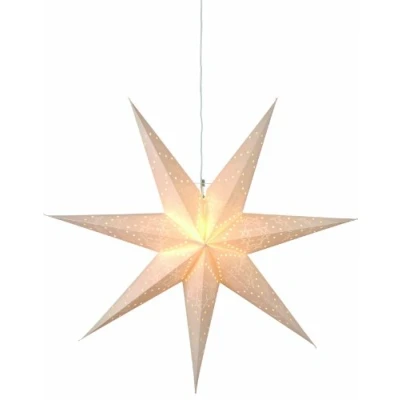Afbeelding van Best Season Papieren ster &quot;Sensy Star 100&quot; ca. 100 x cm, inclusief kabel, vierkleurig karton, crème 231 21