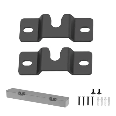 Afbeelding van mimzemamz soundbar houder, wandhouders, universele houder voor audioluidsprekers, luidsprekers tot 7 kg, met schroeven wandmontage, zwart