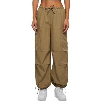 Afbeelding van Urban Classics Cargobroek, Dames, Maat: Large, Khaki