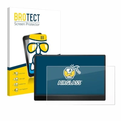 Afbeelding van BROTECT Screenprotector voor MSI Pro MP161 E2 Folie Beschermfolie Beschermglas transparant
