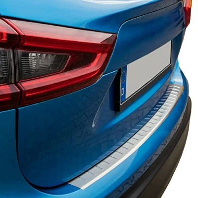 Afbeelding van Bumperbescherming roestvrij staal mat compatibel met NISSAN QASHQAI II FACELIFT vanaf bouwjaar 2017 premium kwaliteit van RECAMBO