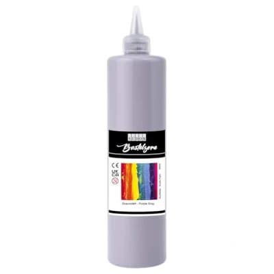 Afbeelding van SÜDOR Acrylverf 500 ml Geschikt voor acrylgietering. Sterk gepigmenteerde schilderverf schilderkunst op hout, canvas, steen, papier, stof, metaal. Waterbestendig. Veganistisch (grijspaars)