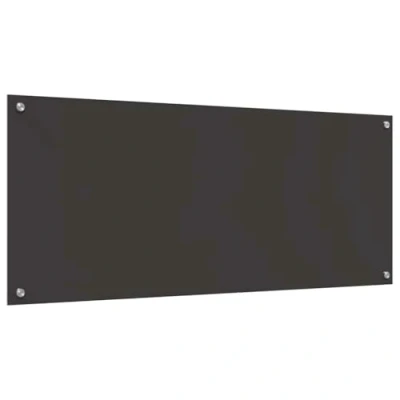 Afbeelding van vidaXL Keuken Achterwand Donkergrijs Geharde glas 120 x 50 cm Stevig