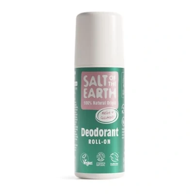 Afbeelding van Salt of the Earth CRYS52,Natuurlijke Deodorant roller door Earth, meloen &amp; komkommer Veganistisch, Langdurige Bescherming, Leaping Bunny Goedgekeurd, Geproduceerd in het VK,75 ml 1 Stuk