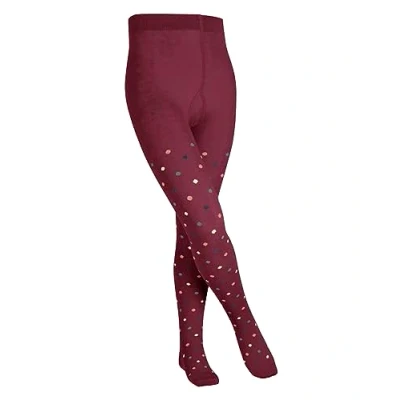 Afbeelding van FALKE Uniseks kind Panty Multidot K TI Katoen Dun gedessineerd 1 Stuk, Rood (Ruby 8830), 80 92