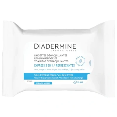 Afbeelding van Diadermine Express 3in1 Reinigingsdoekjes 40 Stuks