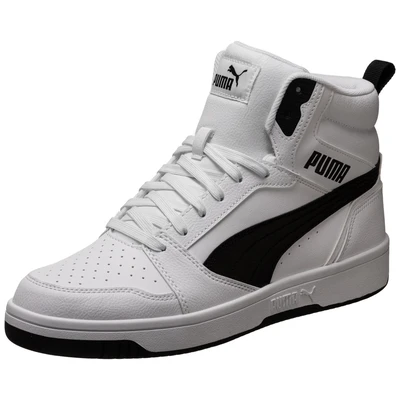 Afbeelding van Puma Unisex Rebound JOY Sneakers, Dark Shadow Black White, 37 EU