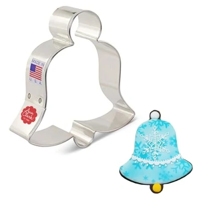 Afbeelding van Ann Clark Cookie Cutters Kerstmis Kerkklok Koekjesvorm, 8,9 cm