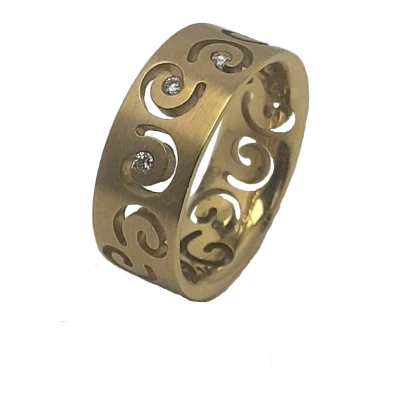 Afbeelding van Ring goud diamant 18 karaat maat 18,5 Verlinden juwelier