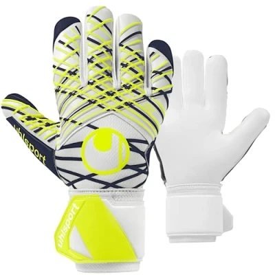 Afbeelding van Uhlsport Absolutgrip HN Pro JR White Black Fluo Yellow Keepershandschoenen Maat 4