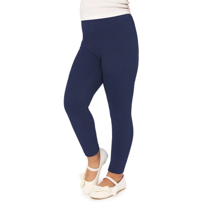 Afbeelding van Merry Style MS MS10 130 LE Meisjes Lang Leggings Sport Vrijetijdsbroek Viscose Sporbroek Yogabroek Marine 110