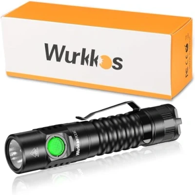 Afbeelding van Wurkkos FC11C LED Zaklamp, Super Heldere 1300Lumen 4000K 90CRI, 519A Lamp Kraal USB C Oplaadbare Zaklamp Oplaadbaar, Oplaadbaar 5000mAh