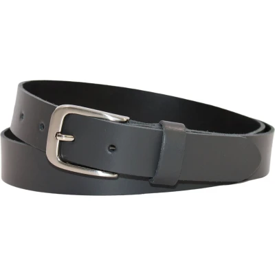 Afbeelding van Fana Belts Leren riem Grijs Heren/Dames Taillemaat 130 Broekriem Casual XXL Grote maten
