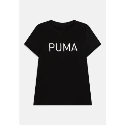 Afbeelding van Puma FIT TEE Unisex Tshirt print voor kinderen, Maat: 116, Black