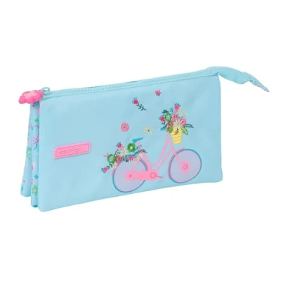 Afbeelding van Schoolpennenzak Safta Bicicleta Blauw 22 x 12 3 cm