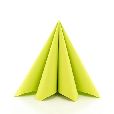Afbeelding van Sovie Linclass Airlaid servetten limoen, 50 stuks, hoogwaardige wegwerpservetten 40 x cm, scheurvast, absorberend en vormvast, ideaal voor bruiloft feestjes