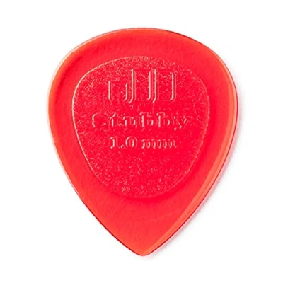 Afbeelding van Dunlop Stubby Jazz 1.00mm rood plectrum