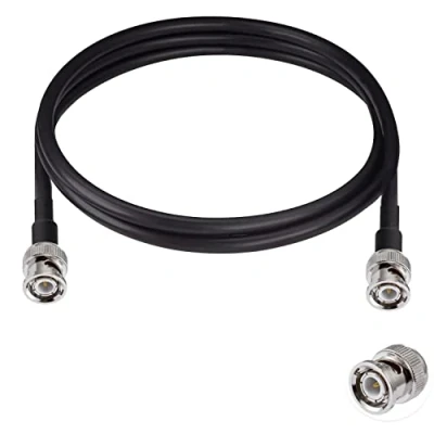 Afbeelding van Vecys BNC Male naar Kabel 50ohm RG58 RF Coaxiale Pigtail Jumper 6.5ft/2m voor Antennes Ham Radio Handheld