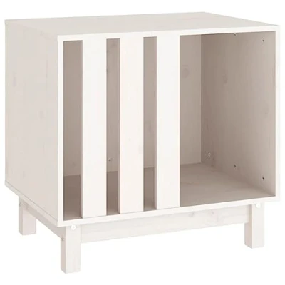 Afbeelding van Hondenhok 60X45X57 Cm Massief Grenenhout Wit