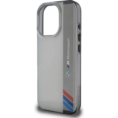 Afbeelding van BMW, Beschermhoes Geschikt voor Apple iPhone 16 Pro IML Motorsport Collectie, Grijs