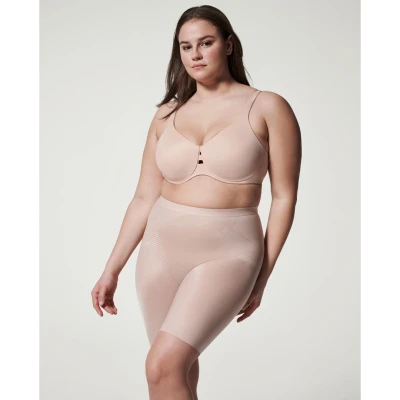Afbeelding van SPANX dames High waisted corrigerende short in de kleur Beige, maat: S