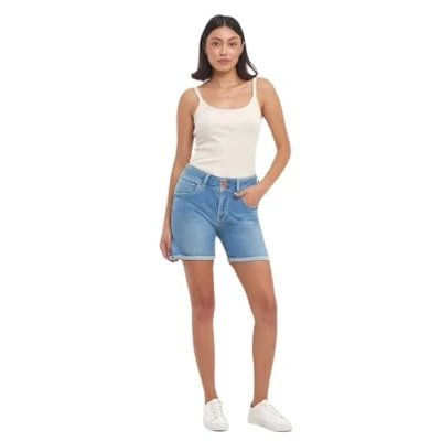 Afbeelding van LTB Rosina Arelle Jeansshort, Dames, Maat: XL, Light blue