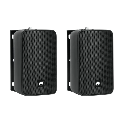 Afbeelding van Omnitronic ODP 204T Installatie Speaker voor binnen en buiten 100V Zwart set van 2