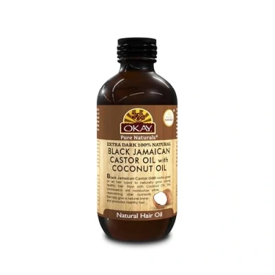 Afbeelding van Okay Xtra Dark Black Jamaicaanse Castor Oil met kokosolie, 4 ounce by Xtreme Beauty International