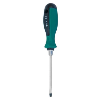 Afbeelding van Brüder Mannesmann Schroevendraaier houten heft 5,5x100 mm (Hobby) 1119 G 100