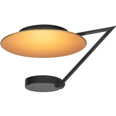 Afbeelding van Goldy Plafondlamp LED 990lumen zwart/goud Modern Highlight