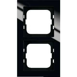 Afbeelding van Abb busch jaeger afdekraam 2 voudig ax zwart 2cka001754a4410