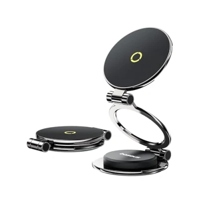 Afbeelding van Baseus MagPro Magsafe mobiele telefoonhouder voor de auto, magneet, 2024 upgrade sterker, universele autohouder met 20 x N56 magneten en 360 rotatie, auto accessoires, compatibel iPhone,