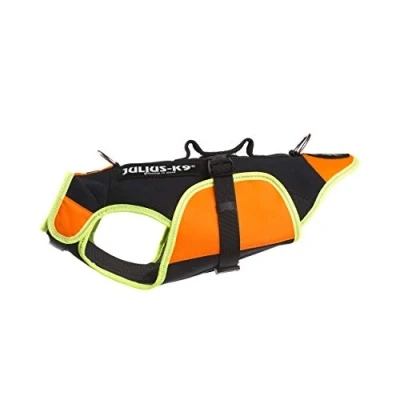 Afbeelding van IDC® Multifunctional dog vest 3 in 1 neon maat Small.