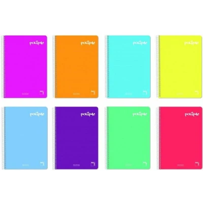 Afbeelding van Schrift Pacsa Polipac Multicolour 80 Lakens Din A4 (5 Stuks)