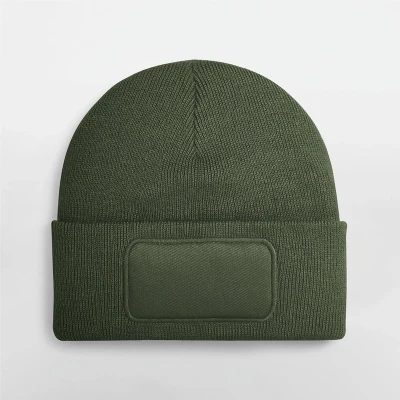 Afbeelding van Beechfield Original Patch Beanie B445 Olive Green
